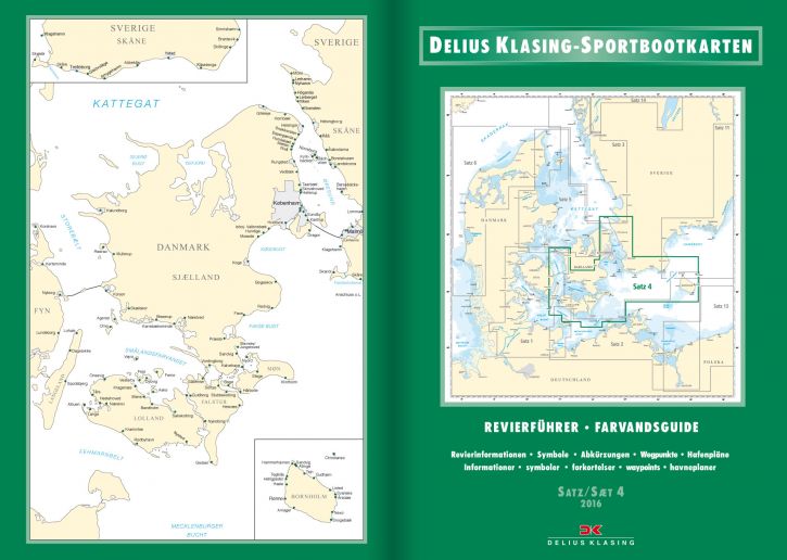 digitalen Seekarten Ostsee Dänemark Bornholm # inkl Großer Belt DK Satz 4
