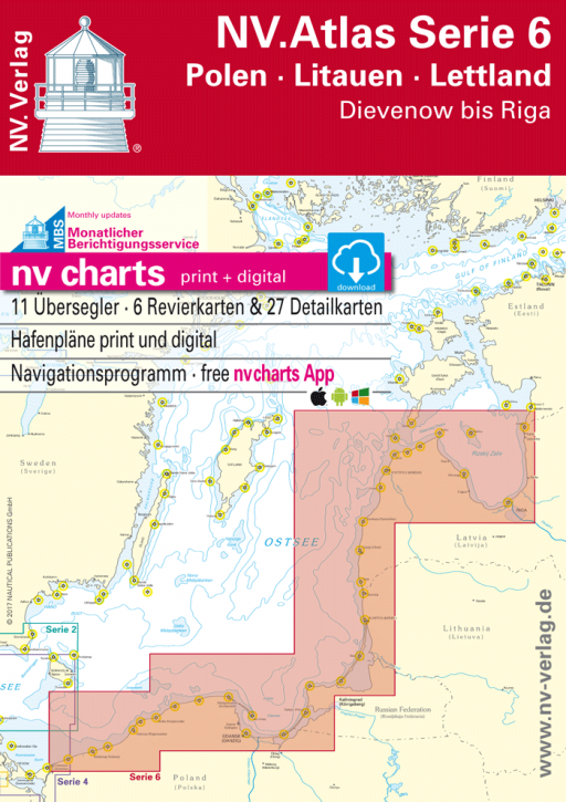 NV.Atlas Serie 6, Polen - Litauen - Lettland
